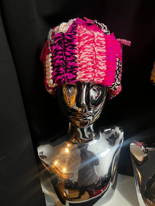 Shades of Pink Banks Beanie