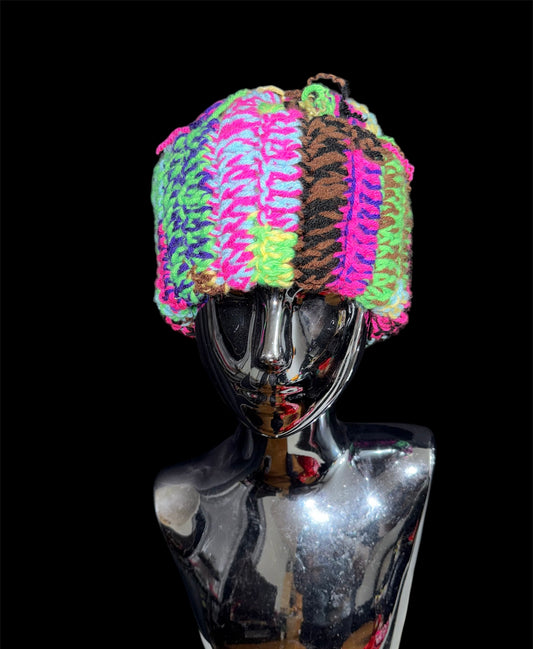 Custom Scrap Yarn Hat